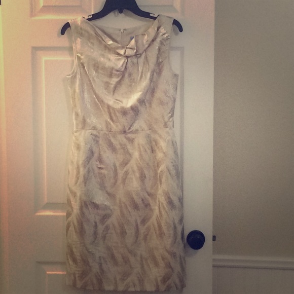ANTONIO MELANI Dresses & Skirts - Gold foiled cocktail dress ANTONIO MELANI Dresses & Skirts - Gold foiled cocktail dress